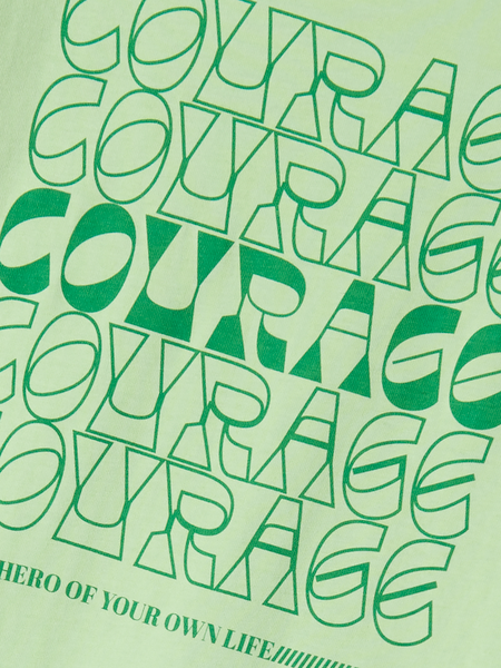 Kinder T-Shirt FADDA Arcadian Green Long Line Fit