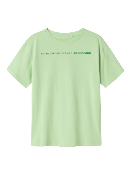 Kinder T-Shirt FADDA Arcadian Green Long Line Fit