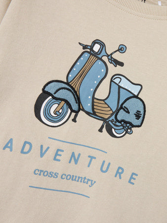 Mini Langarmshirt FETER Peyote Regular Fit