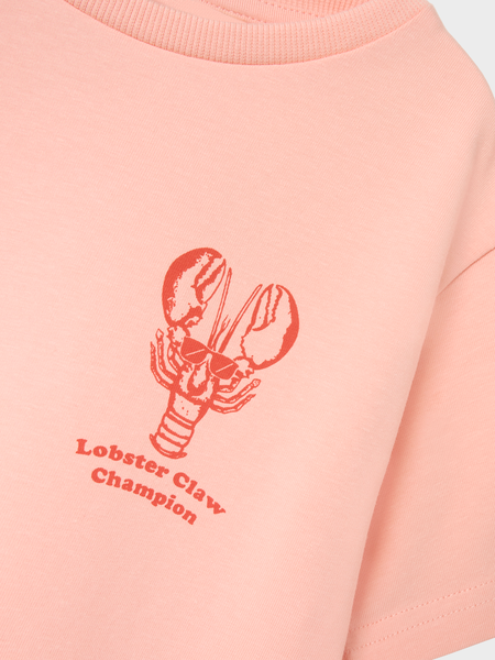 Mini T - shirt FELSTER Peach Pearl Slim Fit