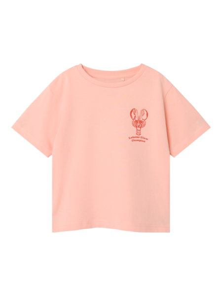 Mini T-Shirt FELSTER Pfirsich Perle Slim Fit