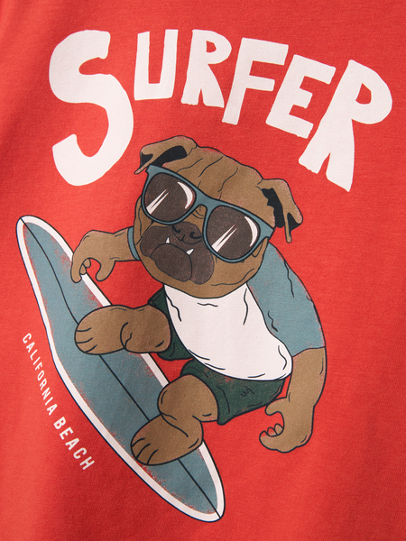 Mini T - shirt FROLLE Paprika Slim Fit