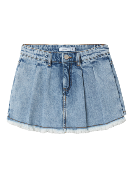 Kinder-Shorts BELLA Medium Blue Denim Weit geschnittene Passform
