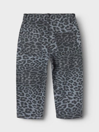 Mini broek BELLA Night Owl GREY LEOPARD Mom Fit