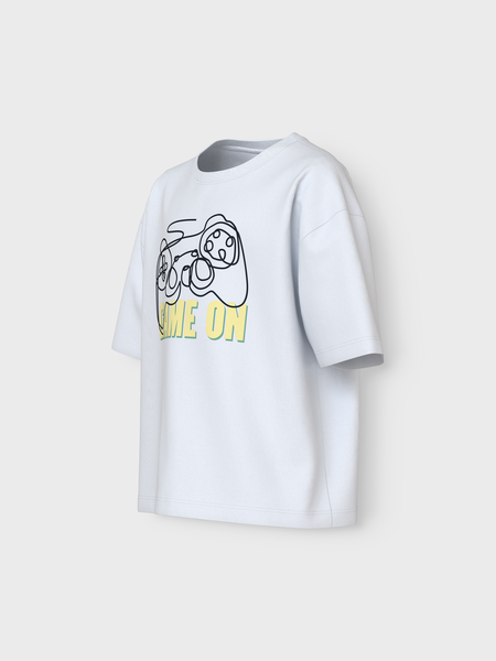 Kids T - shirt VICTOR Bright White Game On Relaxed Fit