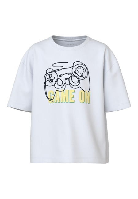Kids T - shirt VICTOR Bright White Game On Relaxed Fit