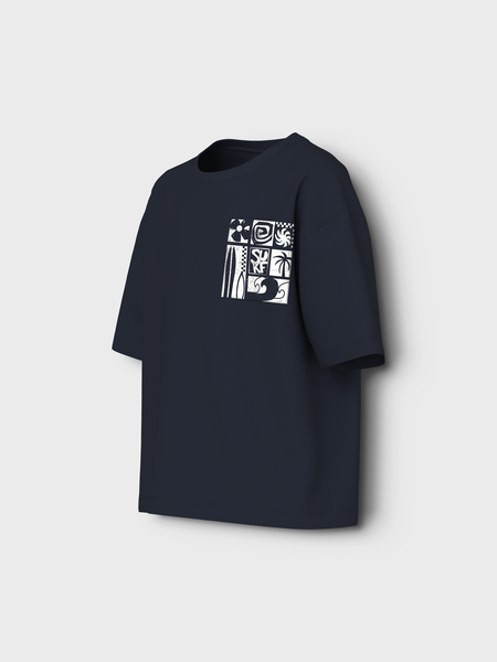 Kids T - shirt VILIAN Navy Blazer Surf Relaxed Fit