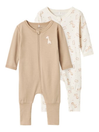 Baby pyjama 2P ZIP FF JET GIRAFFE Jet Stream