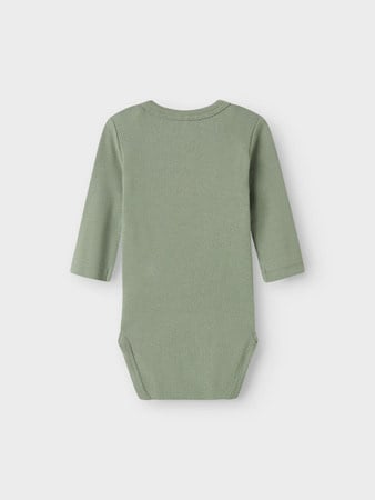 Baby romper 3P LS SEA FOAM ELEPHANT Sea Foam