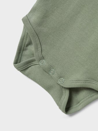 Baby romper 3P LS SEA FOAM ELEPHANT Sea Foam