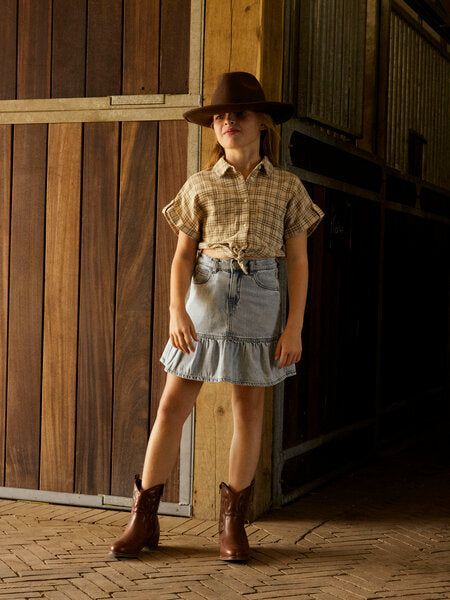 Kinderrock NYNNE Hellblau Denim