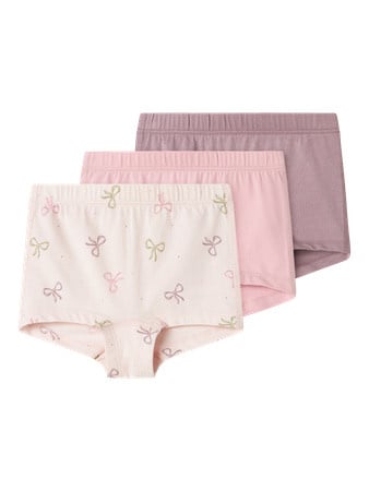 Mini boxer TIGHTS 3P BARELY PINK BOW Barely Pink