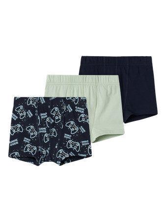 Mini boxer TIGHTS 3P SAPPHIRE GAME Dark Sapphire