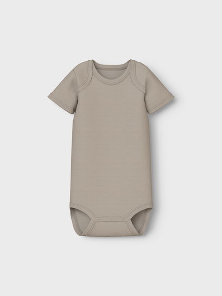 Baby romper BODY 3P SS SEA FOAM ELEPHANT Sea Foam