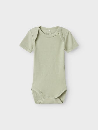 Baby romper 3P SS SOLID RIB Winsome Orchid