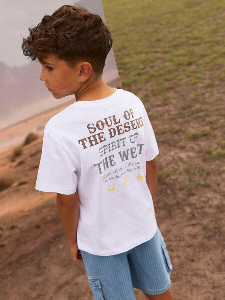 Kids T - shirt HARKO Bright White Regular Fit