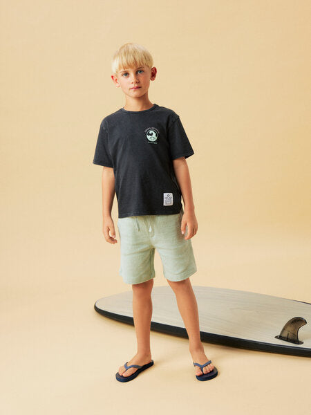 Kids short HIVAJ Aqua Gray Regular Fit