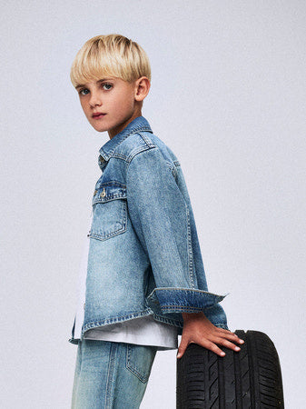 Kids spijkerblouse JONAS Grey Regular Fit