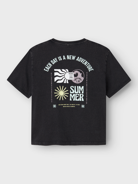 Kids T - shirt JEANO Black Regular Fit