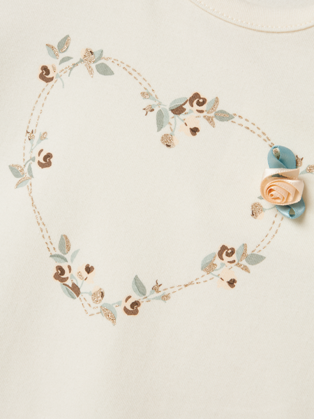 Baby T-Shirt HILLIE Cloud Dancer Regular Fit