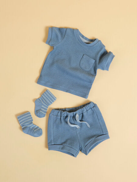 Baby short JUSH Blue Mirage Regular Fit
