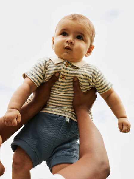 Baby short JUSH Blue Mirage Regular Fit