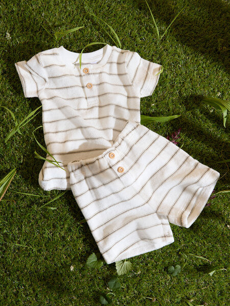 Baby short TERRY Cloud Dancer Regular Fit