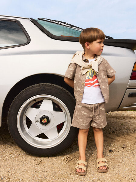 Mini T - shirt HALDUR Bright White Regular Fit