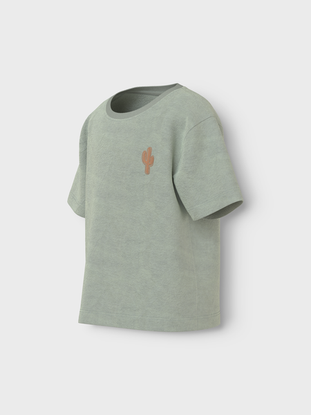 Mini T - shirt HANNIBAL Aqua Gray Regular Fit