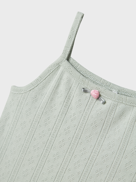 Mini Tanktop JSILKE Aqua Grau Slim Fit