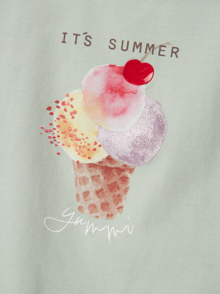 Mini Top JOSEPHINA Aqua Grau Standard Passform