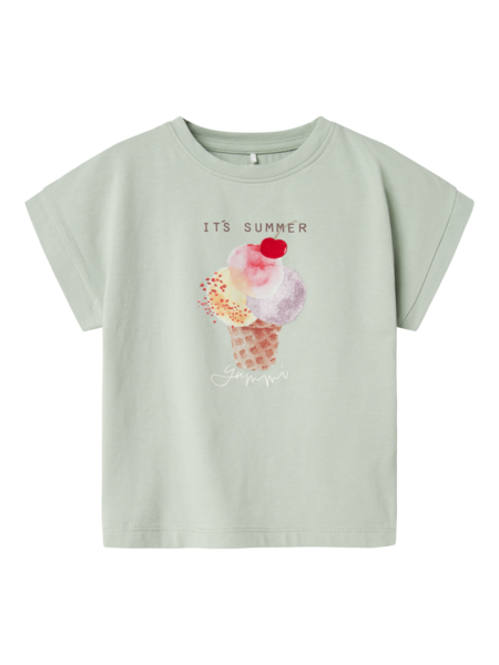 Mini Top JOSEPHINA Aqua Grau Standard Passform