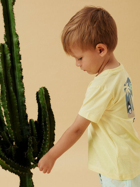 Mini T - shirt JERKO Lemon Meringue Regular Fit