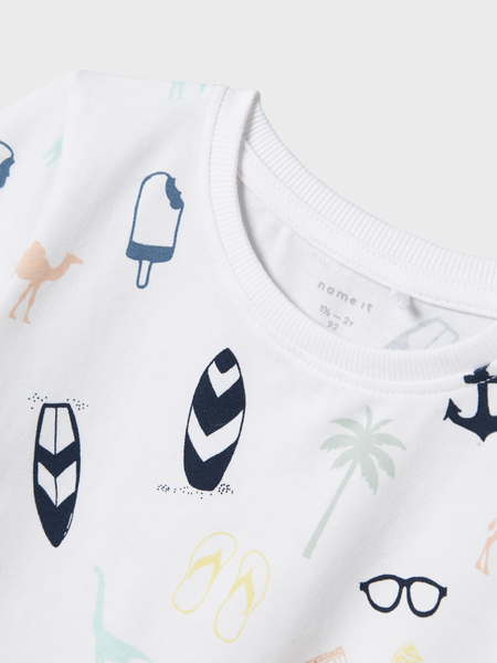 Mini T - shirt JER Bright White Regular Fit