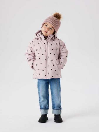 Mini winterjas MONDAY PUFFER Purple