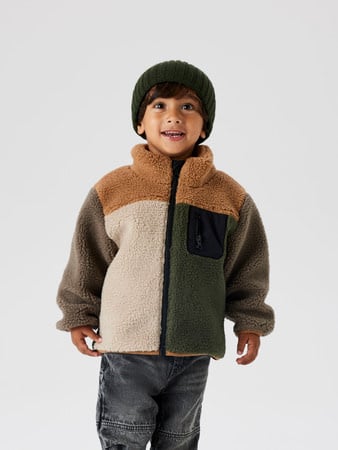 Mini winterjas MONICO TEDDY Brown