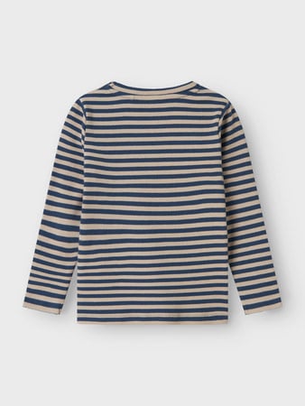 Mini Langarmshirt RANDY Dunkel Denim Slim Fit