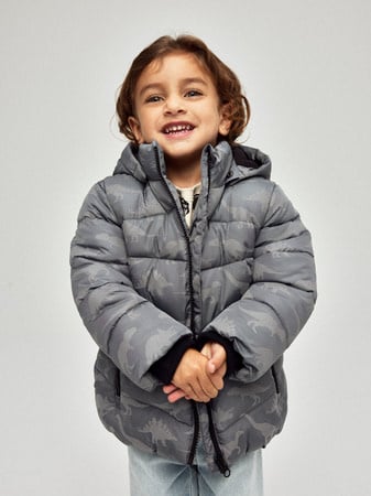 Mini winterjas MOSAN PUFFER Grey