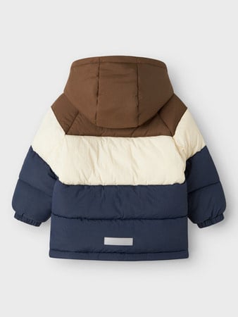 Mini winterjas MELBOURNE PUFFER BLOCK Blue