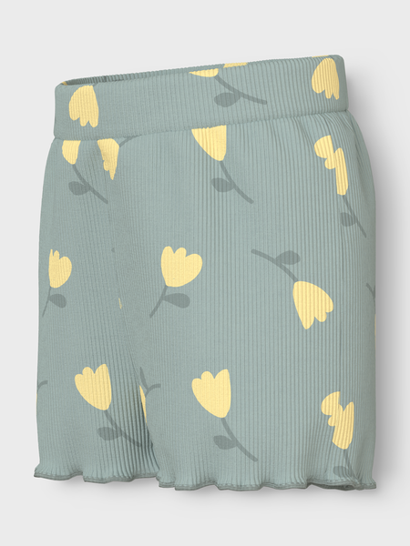 Mini short VEMMA Aqua Gray Lemon Regular Fit