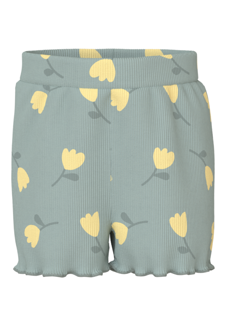 Mini short VEMMA Aqua Gray Lemon Regular Fit