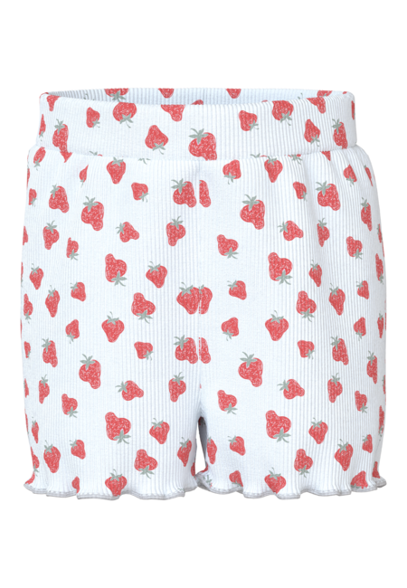 Mini short VEMMA Bright White Strawberry Regular Fit