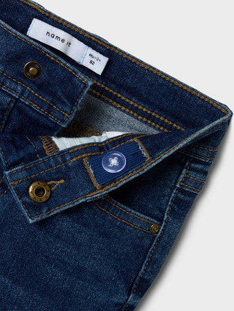 Mini spijkerbroek SILAS Dark Blue Denim Slim Fit