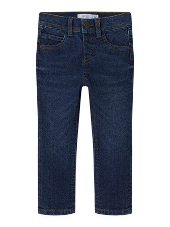 Mini spijkerbroek SILAS Dark Blue Denim Slim Fit