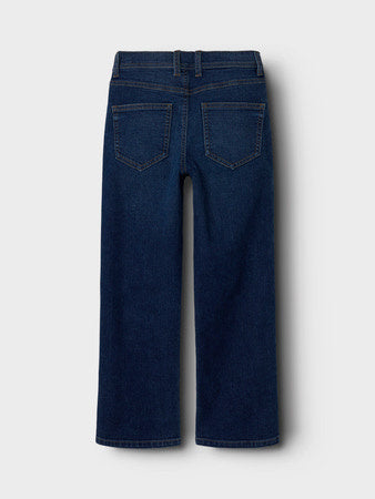 Kids spijkerbroek RYAN Dark Blue Denim Straight Fit