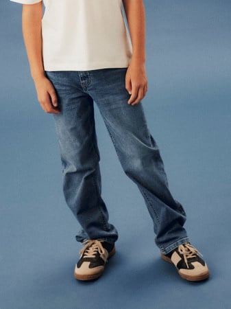 Kids spijkerbroek RYAN Dark Blue Denim Straight Fit