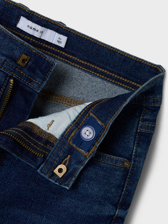 Kids spijkerbroek RYAN Dark Blue Denim Straight Fit