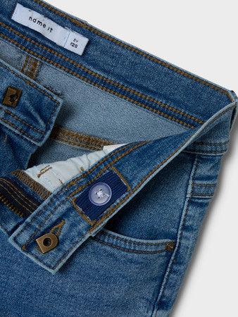 Kids spijkerbroek RYAN Medium Blue Denim Straight Fit