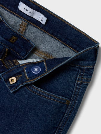 Kids spijkerbroek ROSE Dark Blue Denim Wide Leg Fit