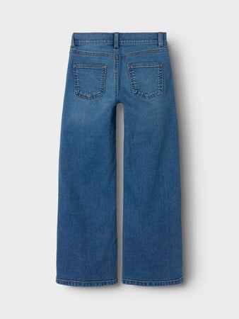 Kids spijkerbroek ROSE Medium Blue Denim Wide Leg Fit
